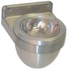 Wide Bracket Wall Mounting Ashtray with Flip Top