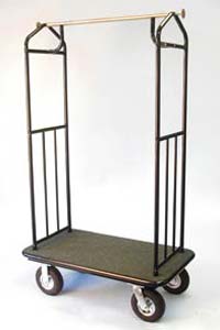 Black Luggage Cart