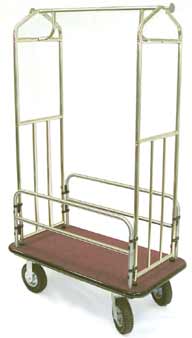 Condo Cart High-Rise Bellman's Cart with Side Bars