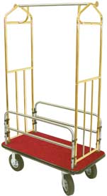 Brass Bellman's Cart - Condo Cart - Sidebars