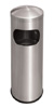 Compact Rounded Top Stainless Steel Waste Receptacle