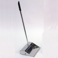 Standing Metal Dustpan (Stainless Steel)