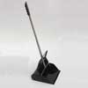 Black Metal Self Closing Standing Dustpan