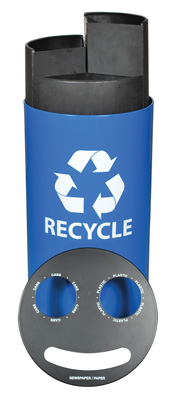 Smiley Face Recycling Container