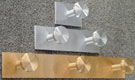 Metal Coat Peg Panels -  Aluminum & Brass 