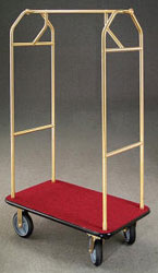 V-Series Bellman's Cart - Brass - GLR6140-BE