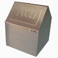Stainless Steel Floor Sanitary Napkin Receptacle - Dual Push Door Stainless Steel Floor Sanitary Napkin Receptacle - Dual Push Door