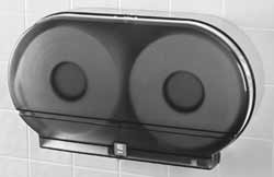 Twin Plastic Toilet Paper Dispenser