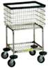 Elevated Wire Laundry Basket - wire basket cart