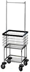 Ergonomic Elevated Wire Laundry Basket with Hanging Bar Ergonomic Elevated Wire Laundry Basket with Hanging Bar