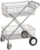 Two Tiered Wire Basket Cart