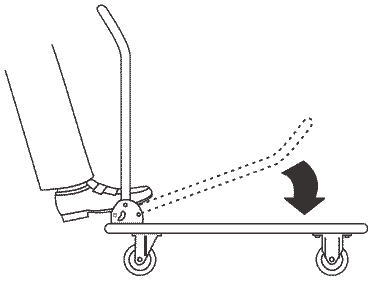 Fold-Down Platform Truck