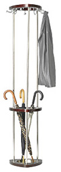 Circular Wood Coat Rack with Umbrella Stand - Model #: SFC4214