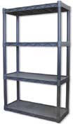 Heavy-Duty Plastic Shelving 