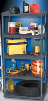 Plastic Shelving Unit - Easy Assembly