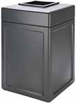 38 Gallon Square Waste Receptacle