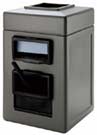 Winshield Service Center and Waste Receptacle - Gray