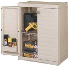 Commercial Grade  Plastic Cabinet Shelving System