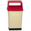 56 Gallon  Waste Receptacle with Hooded Top