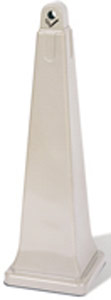 Pyramid Cigarette Butt Ashtray (Tan)