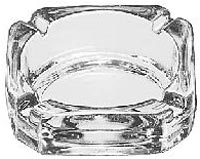 Square Glass Table Top Ashtray