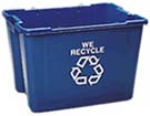 Blue Recycling Bin - Blue Bin