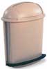Roll Top Step-on Waste Receptacle