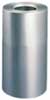 Polished Heavy-Gauge Aluminum Waste Receptacle