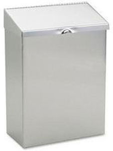 Stainless Steel Sanitary Napkin Receptacle - SWPND1E