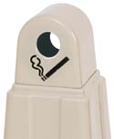 Curved Top for Cigarette Butt Ashtray Curved Top for Cigarette Butt Ashtray