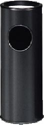 Ash/Trasy Receptacle - Combination Ashtray and trash Can - Black - 1100EBK Ash/Trasy Receptacle - Combination Ashtray and trash Can - Black - 1100EBK