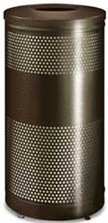 Matching 25 Gallon Waste Receptacle - Bronze