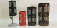 Perforated Trash Receptacles