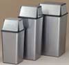 Stainless Steel Push Top Waste Receptacles