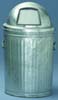 Galvanized Waste Trash Can