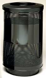 Perforated 55 Gall Waste Receptacle / Trash Container