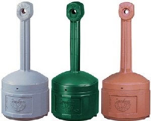 BigDome Outdoor Cigarette Ashtray (Gray, Hunter Green & Stone)