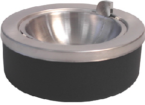 Flip Top Cigarette Ashtray with Stainless Steel Top