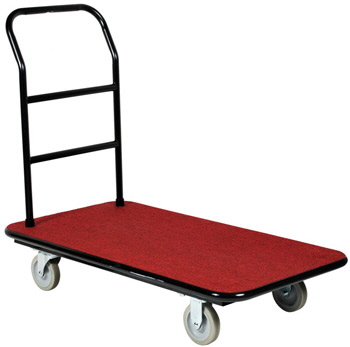 Platform Trolley with Wood Deck