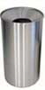 Stainless Steel Trash Containers with Funnel Tops