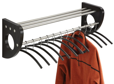 Modern Wood Cat Rack with Included Hangers